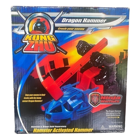 NIB ZhuZhu Pets Kung Zhu Ninja Warriors‎ Dragon Hammer - Picture 1 of 2